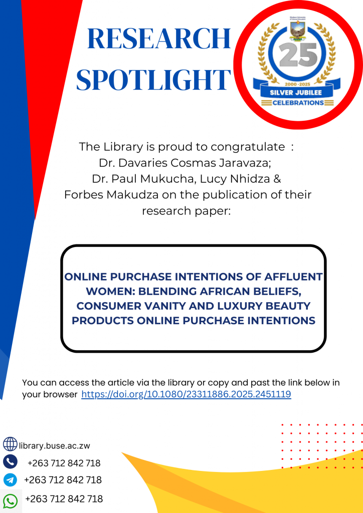 BUSE Library research spotlight