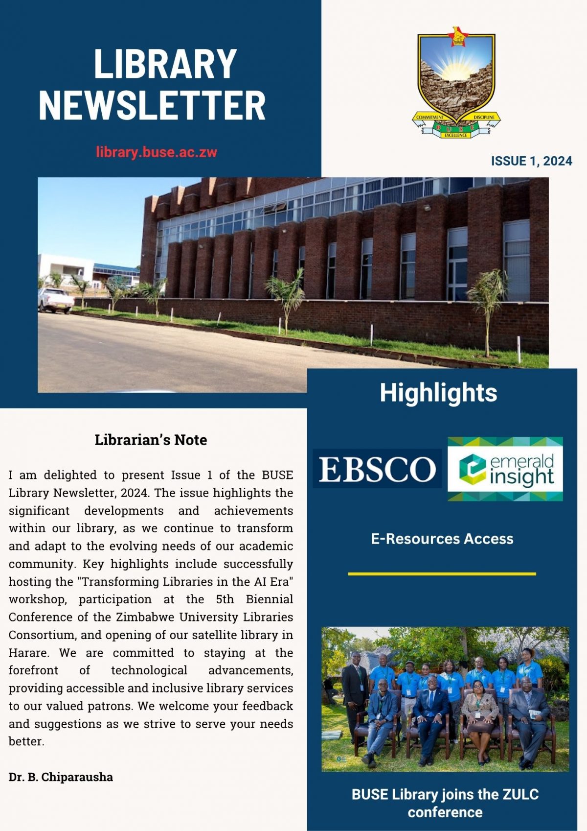 BUSE Library Newsletter